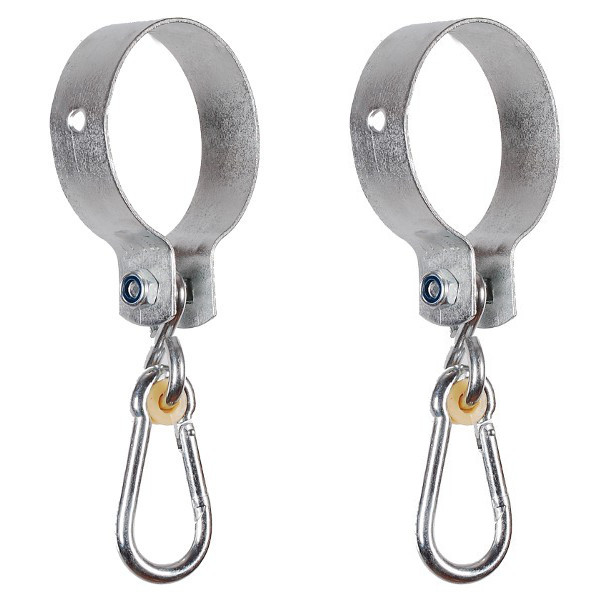 Schaukelhaken für Rundholz Ø 100 mm, Schaukelschelle Karabinerhaken 10 cm – Bild 26