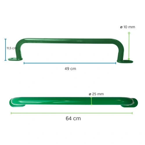 1 st. 55 cm Handgriff Metall Spielturm Kletterturm Haltegriffe Metallhandgriffe – Bild 21
