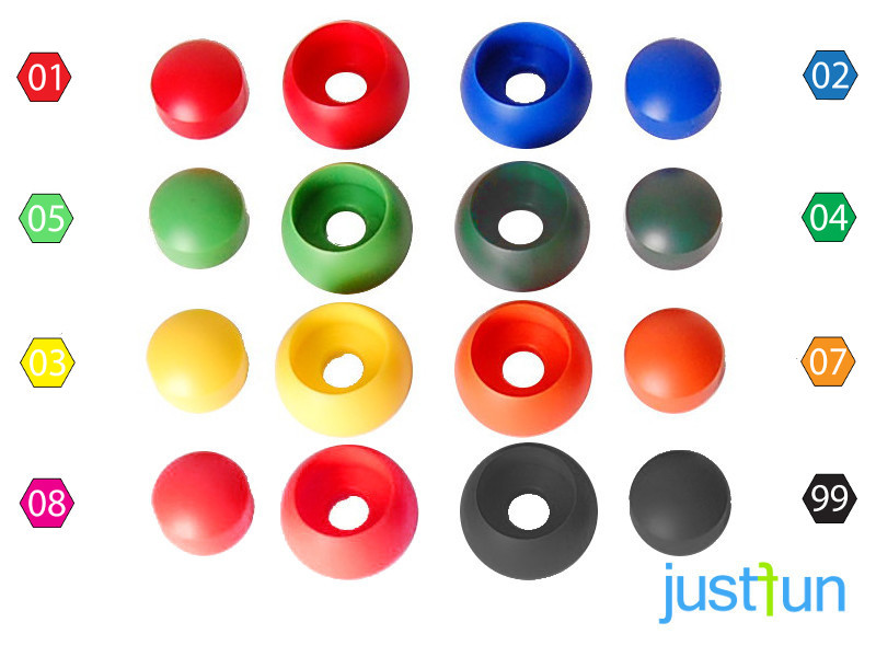 10x Kunststoffabdeckkappen Viti M12 Cappelli Ø 19 MM Dispositivo di Gioco Tappi – Bild 23
