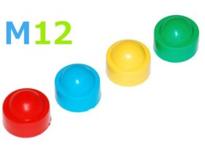 10x Kunststoffabdeckkappen Viti M12 Cappelli Ø 19 MM Dispositivo di Gioco Tappi