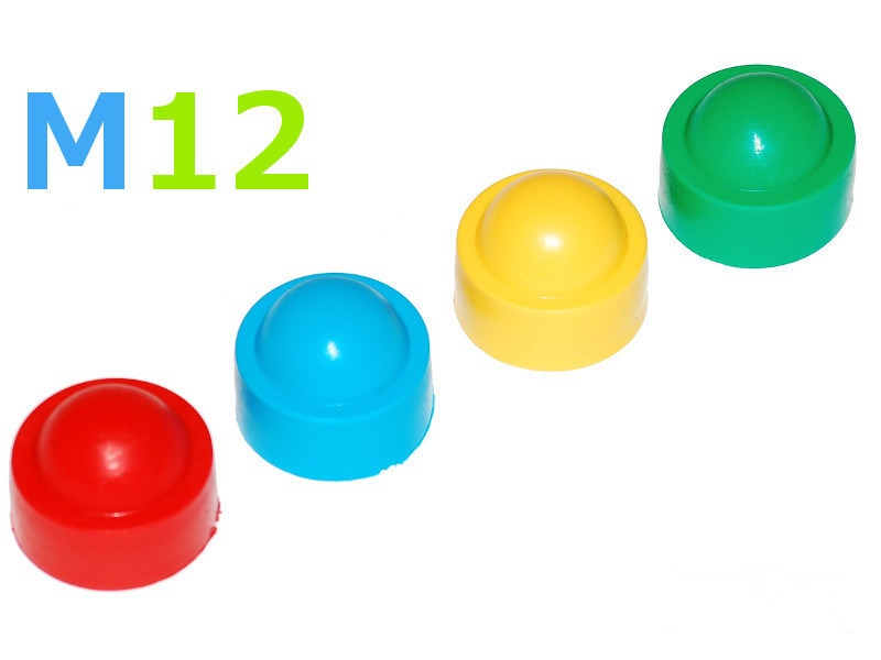 10x Kunststoffabdeckkappen Viti M12 Cappelli Ø 19 MM Dispositivo di Gioco Tappi – Bild 8