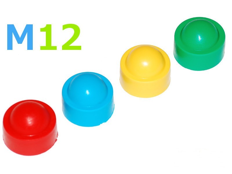 10x Kunststoffabdeckkappen Viti M12 Cappelli Ø 19 MM Dispositivo di Gioco Tappi