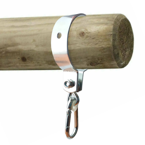 2er Set Gancho Balancearse Rundholz Ø80 MM Con Gancho Rápido Swing Pinza 8 CM – Bild 6