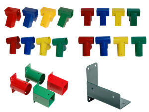 Schaukelverbinder Wandverbinder Tubos Torre de Juego Columpio - 21 Variantes