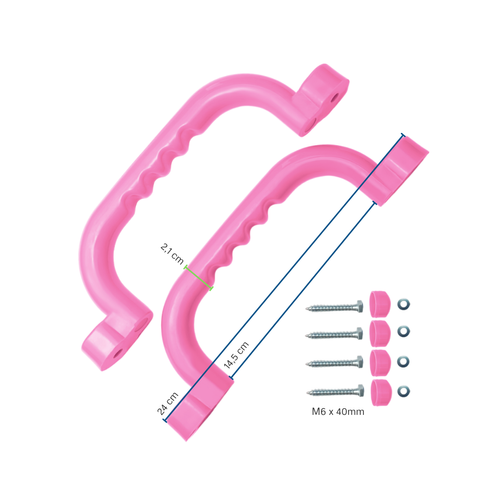 2-Handgriffe-Lenkrad-Fernrohr-Zubehoerset-Sparset-Spielturm-Set-Zubehoer-Rosa-157683662732-8