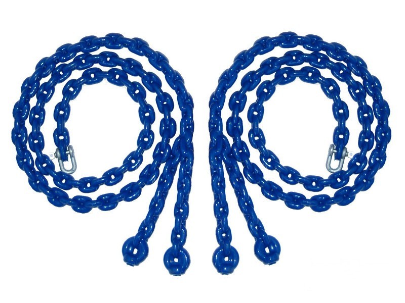 Set Cuscinetto Dondolo con Catena Dondolo 5mm 1,8 M Schaukelsitz Gioco Parco – Bild 6