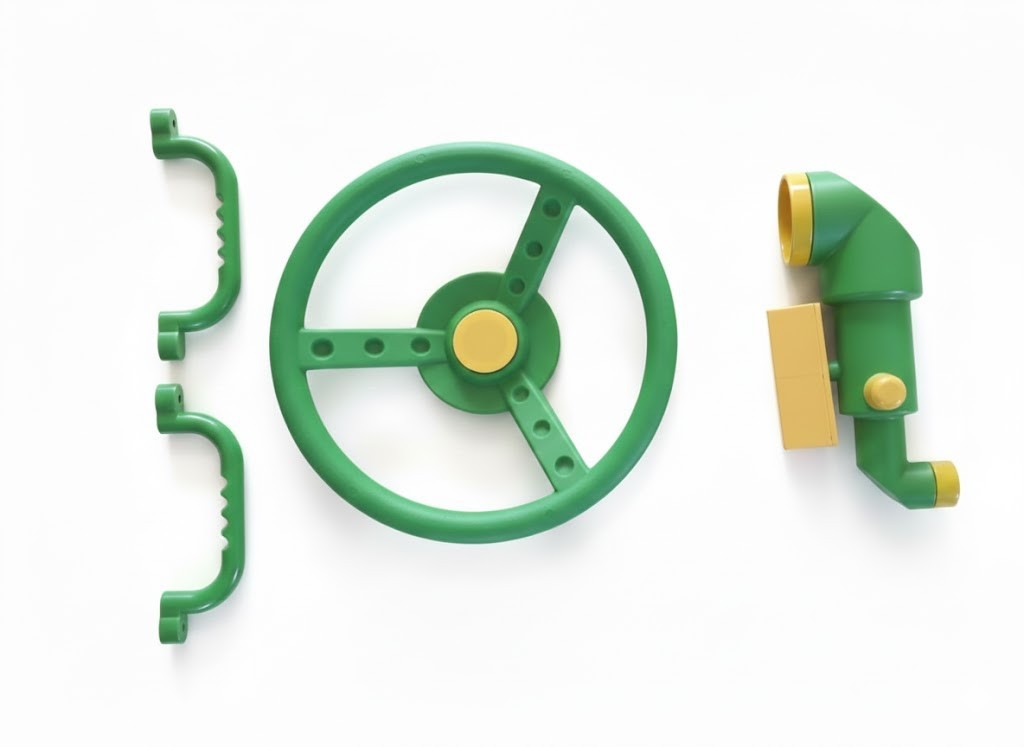 Variation-of-2-Handgriffe-Lenkrad-Fernrohr-Zubehoerset-Sparset-Spielturm-Set-Zubehoer-Rosa-157683662732-cf95