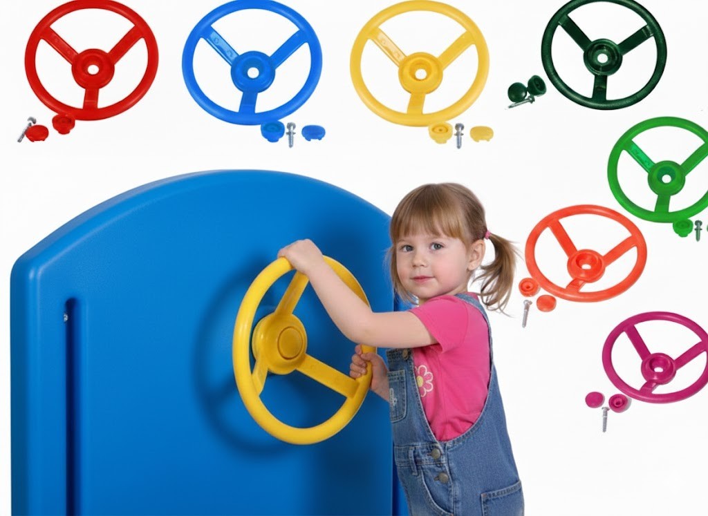 Steuerrad Lenkrad Spielzeug für Spielturm Spielhaus Zubehör Baumhaus Kletterturm – Bild 25