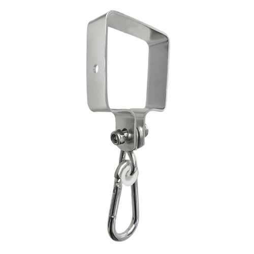 Schaukelhaken für Kantholz 90x90 mm mit Karabinerhaken, Schaukelschelle Schaukel – Bild 6