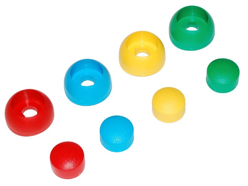 10x Kunststoffabdeckkappen Rundholz 10-12 cm Spielgeräte Abdeckkappe Spielturm – Bild 19