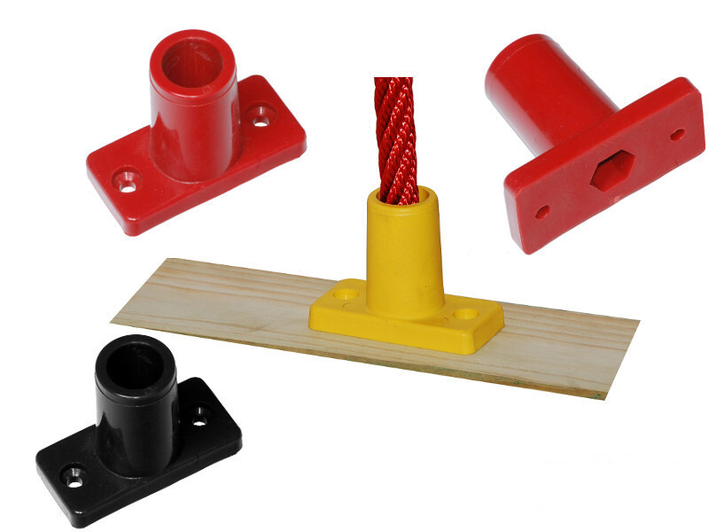 Befestigungsfuß für verstärktes Seil Ø 16 mm Spielplatz Kletterturm – Bild 19