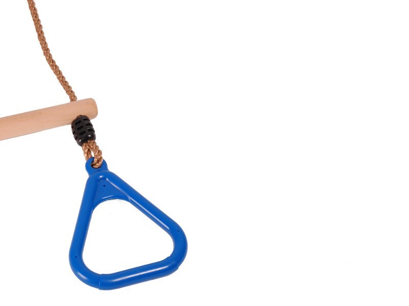 Trapez aus Holz mit Kunststoffgriff Schaukelbrett Spielturm Schaukel Kletterturm – Bild 20