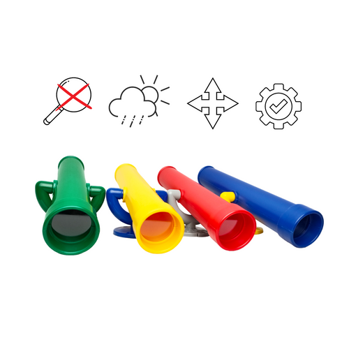2 Handgriffe + Schiffslenker + Fernrohr Zubehörset Sparset Spielturm Set Zubehör – Bild 5