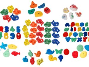 Klettergriffe Klettersteine Inklusive Befestigungsmaterial Spielturm EN 1176