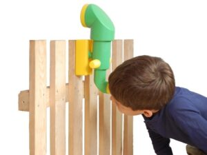 Periskop aus Kunststoff Fernrohr Spielzeug für Spielturm Spielhaus Zubehör LUX