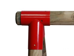 Schaukelverbinder - Rundholz Ø100 MM, 90° - Columpio Rohrverbindungsstück