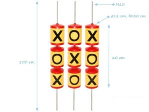 Tic Tac Toe Spinner Oxo Torre de Escalada Jardín Accesorio Juegos Casa Árbol