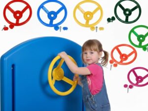 Volante Timón Juguete para Área de Juegos Casa Accesorio Casa Zanco Árbol