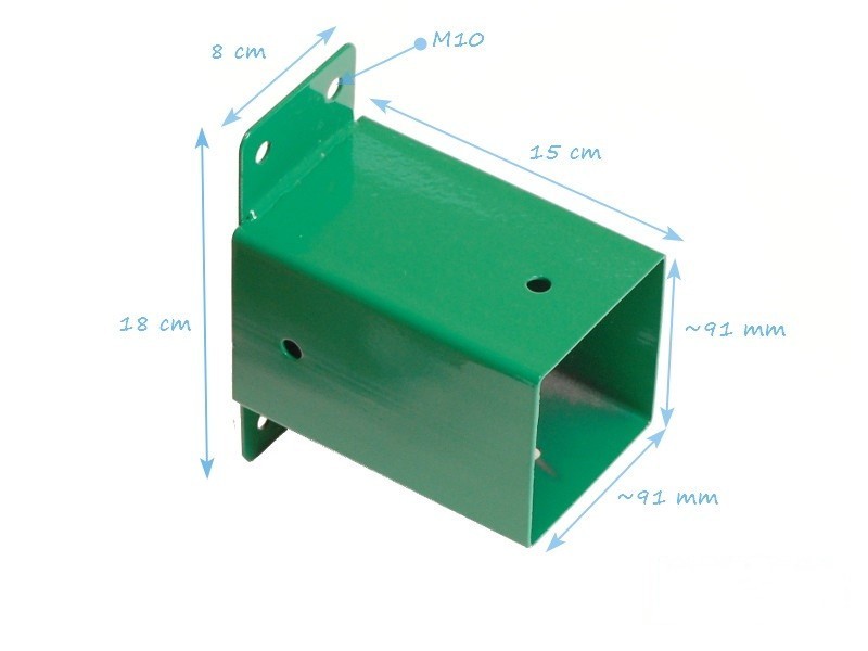Wandverbinder Kantholz 90x90 mm Schaukel Schaukelbalken Verbinder Wandhalter – Bild 8