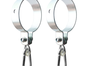2 st. Schaukelhaken für Rundholz Ø 12 cm, Schaukelschelle Karabinerhaken