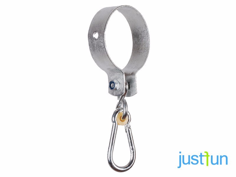 Schaukelhaken Rundholz Ø80 mm mit Karabinerhaken Schaukelschelle 8 cm – Bild 26