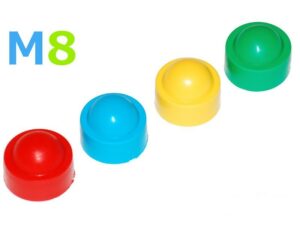 10x Kunststoffabdeckkappen für Schrauben M8 kappen Ø 13 mm Spielgeräte Kunststof